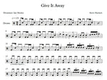 Give It Away Steve Hackett Full Drum Transcription / Drum Sheet Music Franki Bio