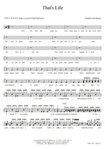 That's Life (feat. Megan Hilty & Katharine McPhee) Smash Cast Full Drum Transcription / Drum Sheet Music COPYDRUM