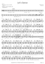 Let’s Dance (Let`s dance) Lee Jung (이정) Full Drum Transcription / Drum Sheet Music COPYDRUM