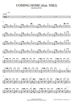 Coming Home (feat. Niki) Honne Full Drum Transcription / Drum Sheet Music COPYDRUM