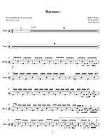 Murmurs Birds of Tokyo Full Drum Transcription / Drum Sheet Music Jaslow Drum Sheets