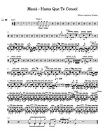 Hasta Que te Conocí Maná Full Drum Transcription / Drum Sheet Music Carlos Dias Aidos