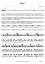 Pierce One Ok Rock (ワンオクロック) Full Drum Transcription / Drum Sheet Music COPYDRUM