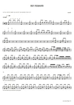 No Reason Sum 41 Full Drum Transcription / Drum Sheet Music COPYDRUM