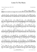 Listen To The Music The Doobie Brothers Full Drum Transcription / Drum Sheet Music COPYDRUM