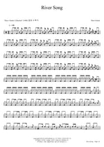 River Song Dave Grusin & Don Grusin Full Drum Transcription / Drum Sheet Music COPYDRUM