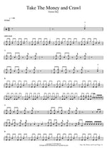 Take The Money and Crawl Green Day Full Drum Transcription / Drum Sheet Music COPYDRUM