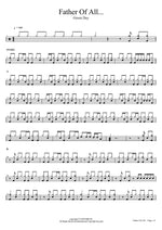 Father Of All… Green Day Full Drum Transcription / Drum Sheet Music COPYDRUM