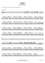 DRIP BABYMONSTER Full Drum Transcription / Drum Sheet Music COPYDRUM