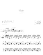 Sacred Tokio Hotel Full Drum Transcription / Drum Sheet Music Jaslow Drum Sheets