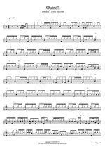 Outro! Continue J rod Sullivan Full Drum Transcription / Drum Sheet Music COPYDRUM