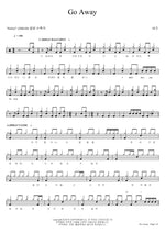 Go Away (Go Away) Buzz (버즈) Full Drum Transcription / Drum Sheet Music COPYDRUM