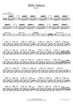 Billy Spleen Sum 41 Full Drum Transcription / Drum Sheet Music COPYDRUM