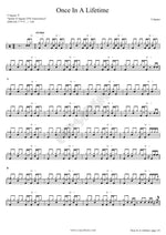 Once in a Lifetime T Square (ティー・スクェア) Full Drum Transcription / Drum Sheet Music COPYDRUM