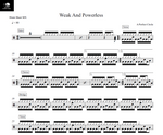 Weak and Powerless A Perfect Circle Full Drum Transcription / Drum Sheet Music Drum Sheet MX