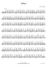 Africa Steve Gadd Band Full Drum Transcription / Drum Sheet Music COPYDRUM