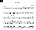 Zombieboy Lady Gaga Full Drum Transcription / Drum Sheet Music Drum Sheet MX