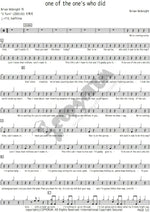 One of the Ones Who Did (feat. Kirk Franklin) Brian McKnight Full Drum Transcription / Drum Sheet Music COPYDRUM