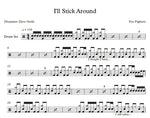 I'll Stick Around Foo Fighters Full Drum Transcription / Drum Sheet Music Franki Bio