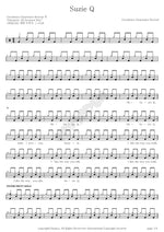Suzie Q Creedence Clearwater Revival (CCR) Full Drum Transcription / Drum Sheet Music COPYDRUM