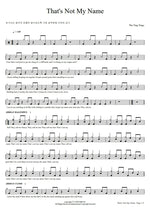 That's Not My Name The Ting Tings Full Drum Transcription / Drum Sheet Music COPYDRUM