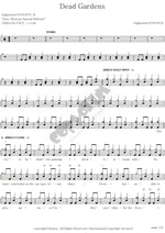 Dead Gardens Nightwish Full Drum Transcription / Drum Sheet Music COPYDRUM