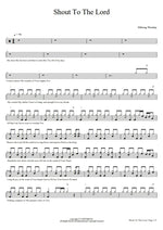 Shout to the Lord (Live in 1995 Shout to the Lord) (feat. Darlene Zschech) Hillsong Worship Full Drum Transcription / Drum Sheet Music COPYDRUM