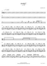 Every! - So Soo Bin (소수빈) drum sheet music
