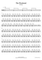 The Weekend 88rising Full Drum Transcription / Drum Sheet Music COPYDRUM