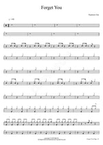 Forget You Stephanie Dan Full Drum Transcription / Drum Sheet Music COPYDRUM