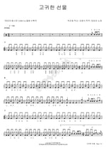 Precious Gift (고귀한 선물) Jang Eun Ah (장은아) Full Drum Transcription / Drum Sheet Music COPYDRUM
