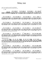 White Ash The Pillows Full Drum Transcription / Drum Sheet Music COPYDRUM