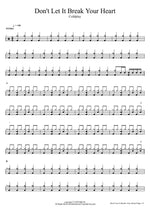 Don't Let It Break Your Heart Coldplay Full Drum Transcription / Drum Sheet Music COPYDRUM