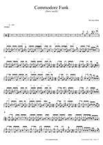 Commodore Funk Kiyomi Otaka (大高清美) Full Drum Transcription / Drum Sheet Music COPYDRUM