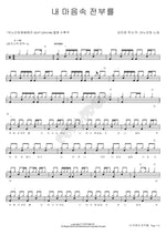 All of My Heart (내 마음속 전부를) ANOINTING (어노인팅) Full Drum Transcription / Drum Sheet Music COPYDRUM