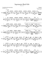 Supermassive Black Hole Threshold Full Drum Transcription / Drum Sheet Music Jaslow Drum Sheets