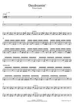 Daydreamin' Ariana Grande Full Drum Transcription / Drum Sheet Music COPYDRUM