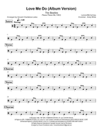 Love Me Do (Album Version) The Beatles Full Drum Transcription / Drum Sheet Music Vince’s Scores