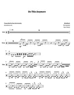 Do This Anymore Nickelback Full Drum Transcription / Drum Sheet Music Jaslow Drum Sheets