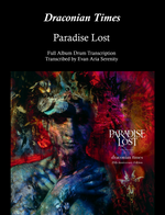 Paradise Lost: Draconian Times (Complete Album Drum Transcriptions) by Jaslow Drum Sheets