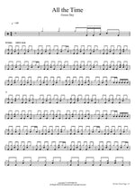 All the Time Green Day Full Drum Transcription / Drum Sheet Music COPYDRUM