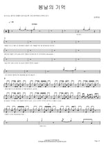 Memory of a Spring Day (봄날의 기억) BTOB (비투비) Full Drum Transcription / Drum Sheet Music COPYDRUM