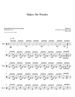 Makes Me Wonder Maroon 5 Full Drum Transcription / Drum Sheet Music Jaslow Drum Sheets