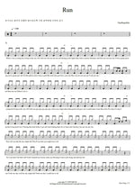 Run OneRepublic Full Drum Transcription / Drum Sheet Music COPYDRUM