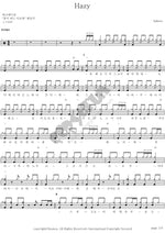 Hazy Sphere Full Drum Transcription / Drum Sheet Music COPYDRUM