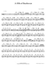 A Fifth of Beethoven (A fifth of Beethoven) Mania Choir (메니아 합창단) Full Drum Transcription / Drum Sheet Music COPYDRUM