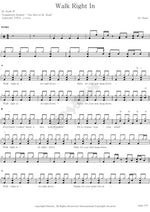 Walk Right In Dr. Hook & The Medicine Show Full Drum Transcription / Drum Sheet Music COPYDRUM