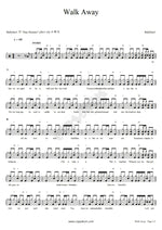 Walk Away Ballyhoo! Full Drum Transcription / Drum Sheet Music COPYDRUM