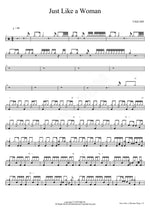 Just Like a Woman T Square (ティー・スクェア) Full Drum Transcription / Drum Sheet Music COPYDRUM