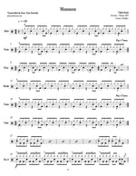 Monsoon Tokio Hotel Full Drum Transcription / Drum Sheet Music Jaslow Drum Sheets